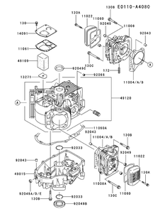 Fh541v-Bs31 Cylinder And Crankcase Diagram and Parts List for H1748 55AI4HPS750-WAM Cub Cadet Lawn Mower